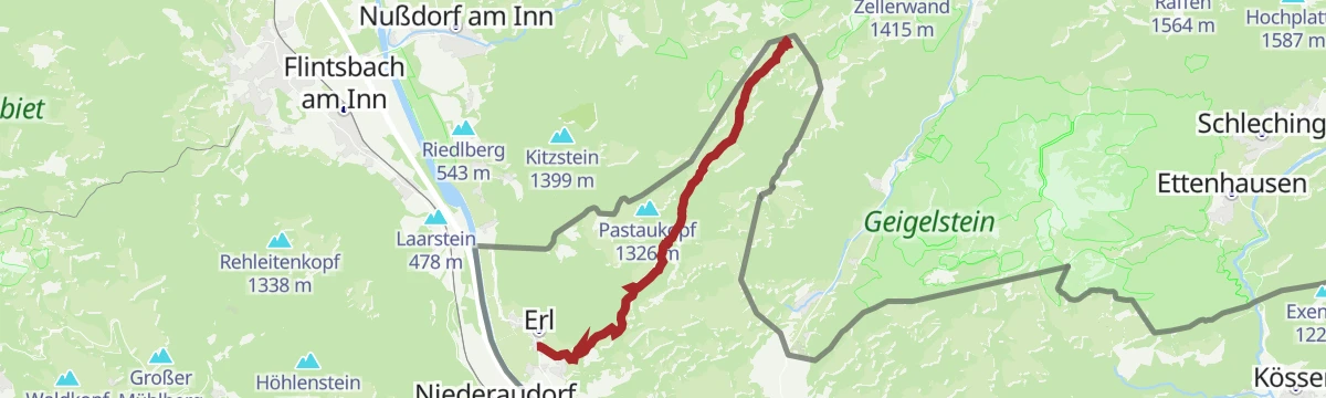 Route map: 335 | Unterwiesenalm-Tour